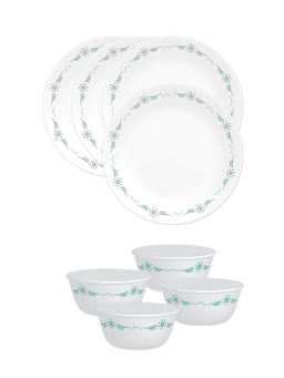 Corelle - Livingware 8 Pc Basic / Mini / Starter Dining Set Set-English Garden