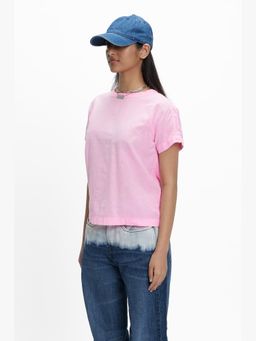 TERRA LUNA - Mallorca Pink Khadi T-shirt