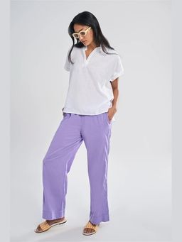 TERRA LUNA - Women White Elba Khadi Shirt