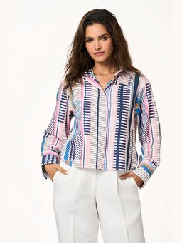 TERRA LUNA - Women Multi Colour Pink Shirt