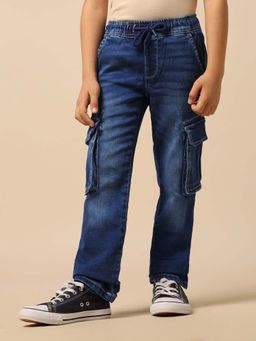 U.S. POLO ASSN. - Kids Boys Whiskered Regular Fit Cargo Jeans