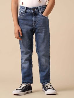 U.S. POLO ASSN. - Kids Boys Whiskered Slim Fit Jeans