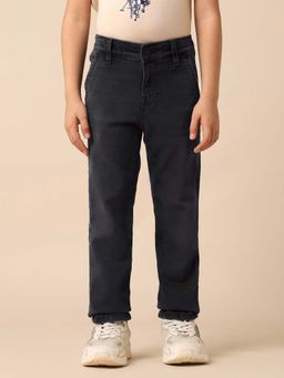 U.S. POLO ASSN. - Kids Boys Stone Washed Relaxed Fit Jeans