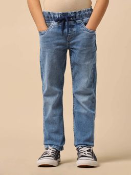 U.S. POLO ASSN. - Kids Boys Stone Washed Relaxed Fit Jeans