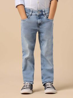 U.S. POLO ASSN. - Kids Boys Stone Washed Relaxed Fit Jeans