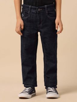 U.S. POLO ASSN. - Kids Boys Stone Washed Relaxed Fit Jeans
