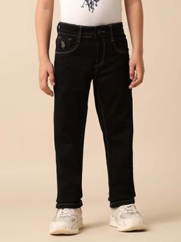 U.S. POLO ASSN. - Kids Boys Mid Rise Relaxed Fit Jeans