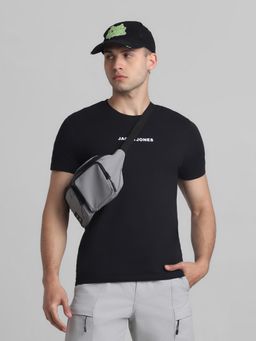 Jack & Jones - Black Slim Fit T-Shirt