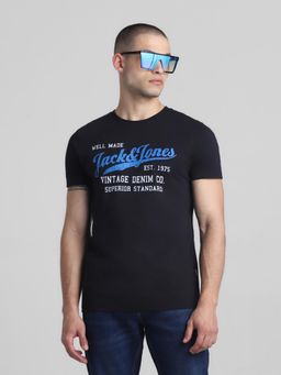 Jack & Jones - Black Slim Fit T-Shirt