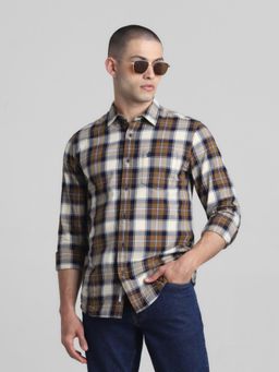 Jack & Jones - Brown Regular Fit Shirt