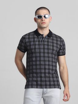 Jack & Jones - Black Regular Fit Polo T-Shirt