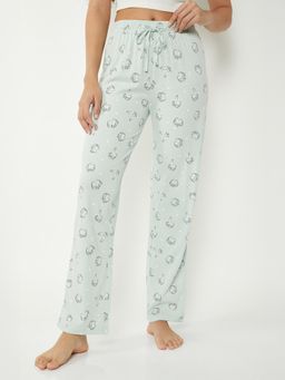 max - Women Printed Pyjama Green