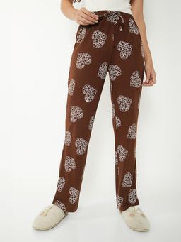 max - Women Printed Pyjama Brown