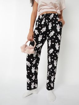 max - Women Printed Pyjama Black