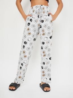 max - Women Printed Pyjama Grey