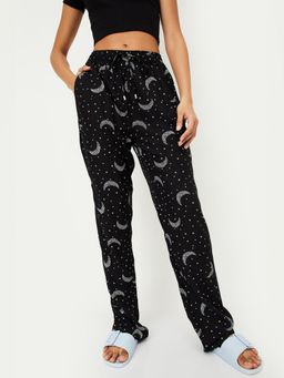 max - Women Printed Pyjama Black