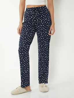 max - Women Printed Pyjama Navy Blue