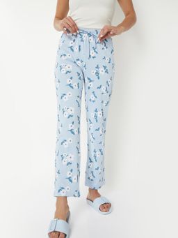 max - Women Floral Print Pyjama Blue