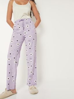 max - Women Floral Print Pyjama Lavender