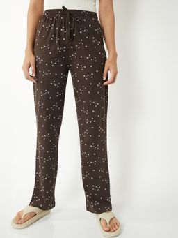 max - Women Printed Pyjama Brown
