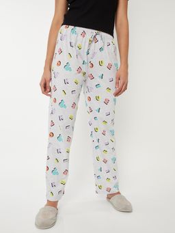 max - Women Printed Pyjama Grey