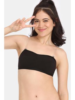 Zivame - Double Layered Non Wired Medium Coverage Strapless Bra - Tap Shoe