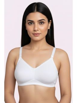 Zivame - Double Layered Regular Wired 3/4Th Coverage Maternity Bra - Bright White