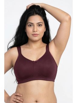 Zivame - True Curve Single Layered Non Wired Full Coverage Lightweight Super Support Bra - Fig