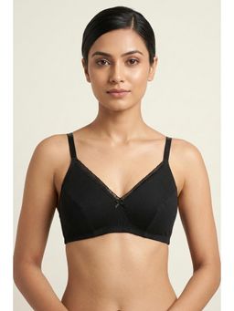 Zivame - Double Layered Non Wired 3/4Th Coverage T-Shirt Bra - Tap Shoe