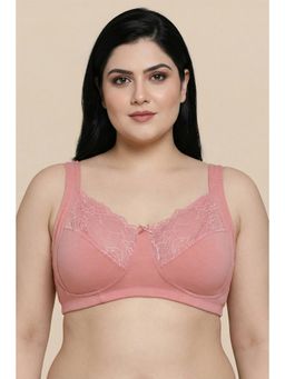 Zivame - Basics Double Layered Non Wired 3/4Th Coverage Sag Lift Bra - Lobster Bisque