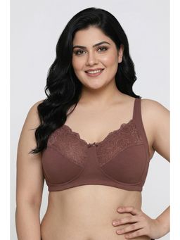 Zivame - Basics Double Layered Non Wired 3/4Th Coverage Sag Lift Bra - Nutmeg