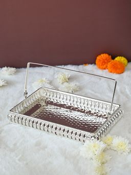 Voncasa - German Silver Designer Decorative Basket