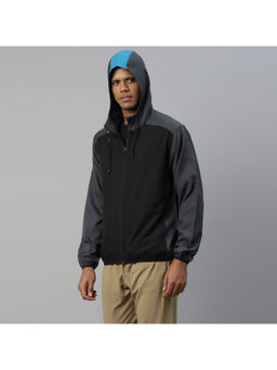 Dida - Black Stretchable Regular Comfort Dry-Fit Sports Jacket