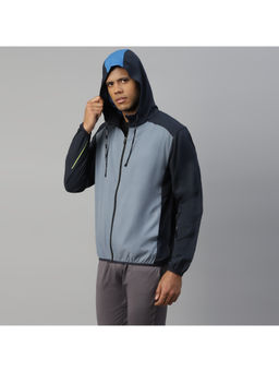 Dida - Grey Stretchable Regular Comfort Dry-Fit Sports Jacket