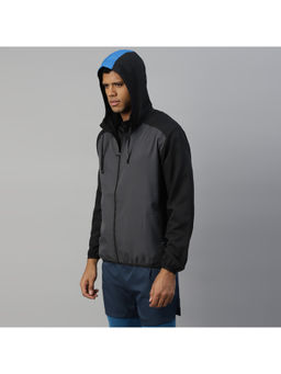 Dida - Grey Stretchable Regular Comfort Dry-Fit Sports Jacket