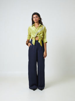 Moment Bombay - Navy Blue Cara Trousers