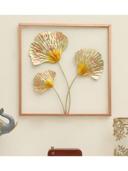 Vedas - Playa Leaf Metal Wall Art