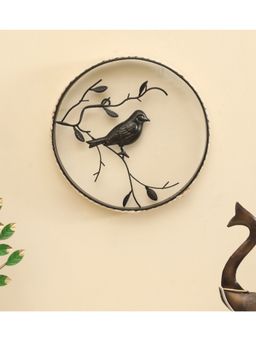Vedas - Watching Bird Decor with Rattan Wall Hanging