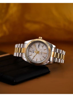 Sylvi - Multi-Color Starboard Steel Casual Watch (STB-whitegold-silver)