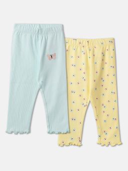 R&B - Graphic Fitted Girls Leggings (Pack of 2)
