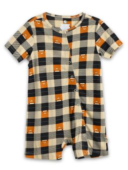 Cocoon Care - Kids Checked Bamboo Cotton Romper