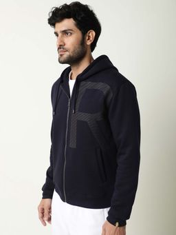 Rare Rabbit - Albell Navy Sweatshirts