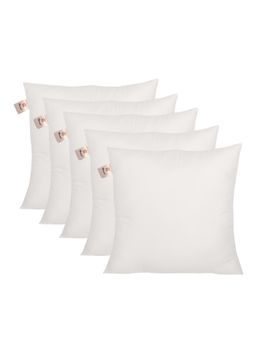Sivya by Home - Micro Fiber 24X24 Inch Cushion Insert- White Pack Of 5