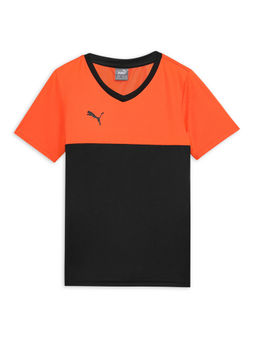 Puma - CRTeamwear ColorBlock Jr. Boys Orange T-Shirt