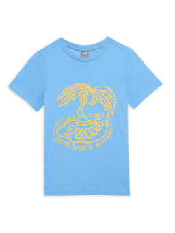 Puma - Essentials MID 90s Boys Blue T-Shirt