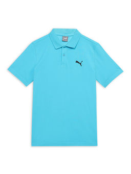Puma - Essentials Polo Boys Blue T-Shirt
