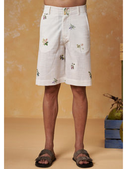 Muvazo - Heritage Flora Printed Shorts