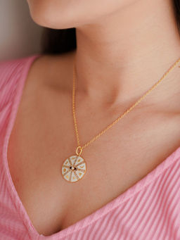 ALSO-A LOOK TO STAND OUT - Medallion Chakra Necklace