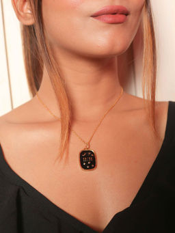 ALSO-A LOOK TO STAND OUT - Women Black Necklace