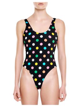 Happy Socks - Big Dot Swimsuit - Black
